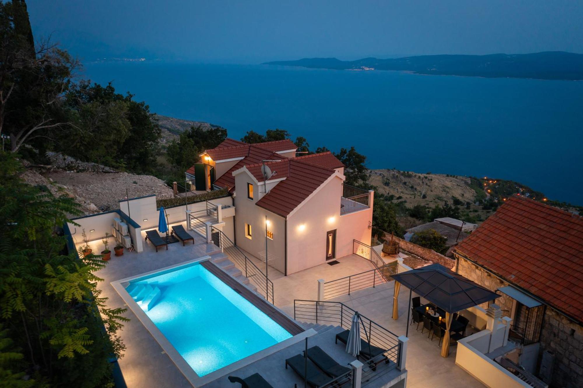 Xxl Villa Vista - Heated Pool 로크바 로고즈니차 외부 사진