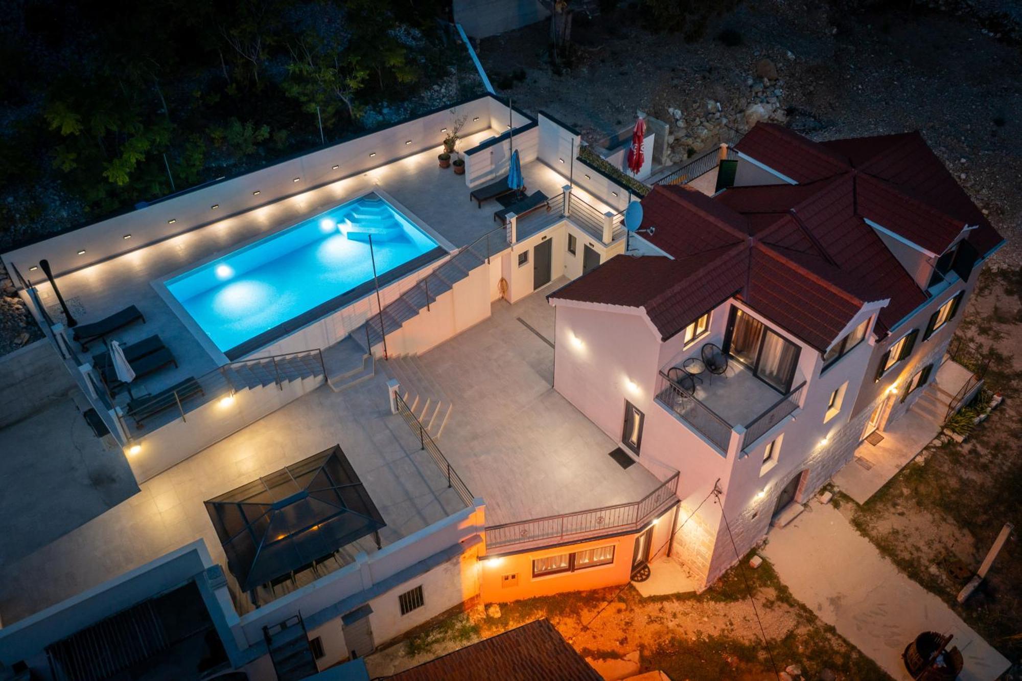 Xxl Villa Vista - Heated Pool 로크바 로고즈니차 외부 사진
